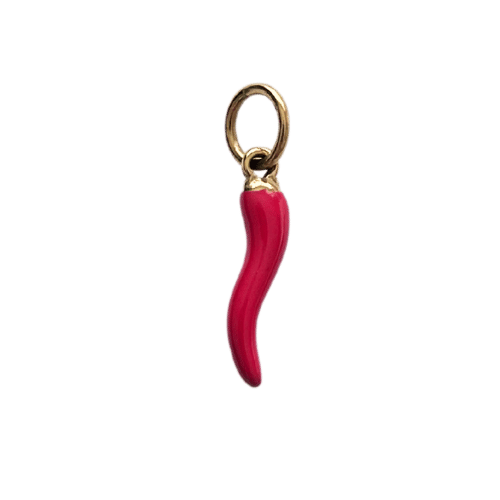 Charms Piment Rouge – Acier inoxydable résistant à l’eau"