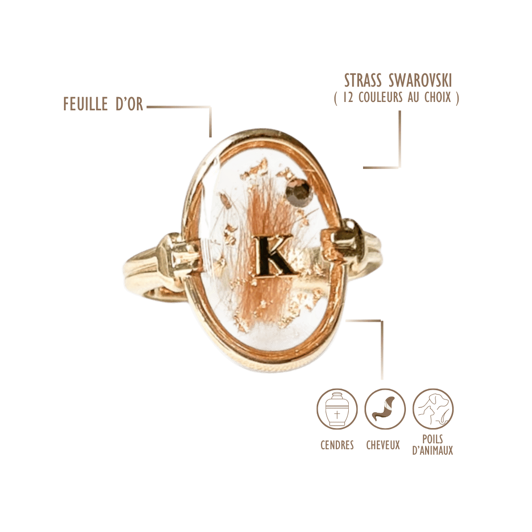 BAGUE OVAL MEMORY