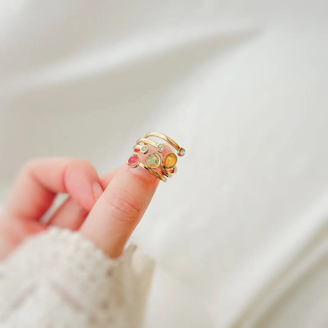 BIJOUX SOUVENIR BAGUE DORÉ BAGUE DONIA