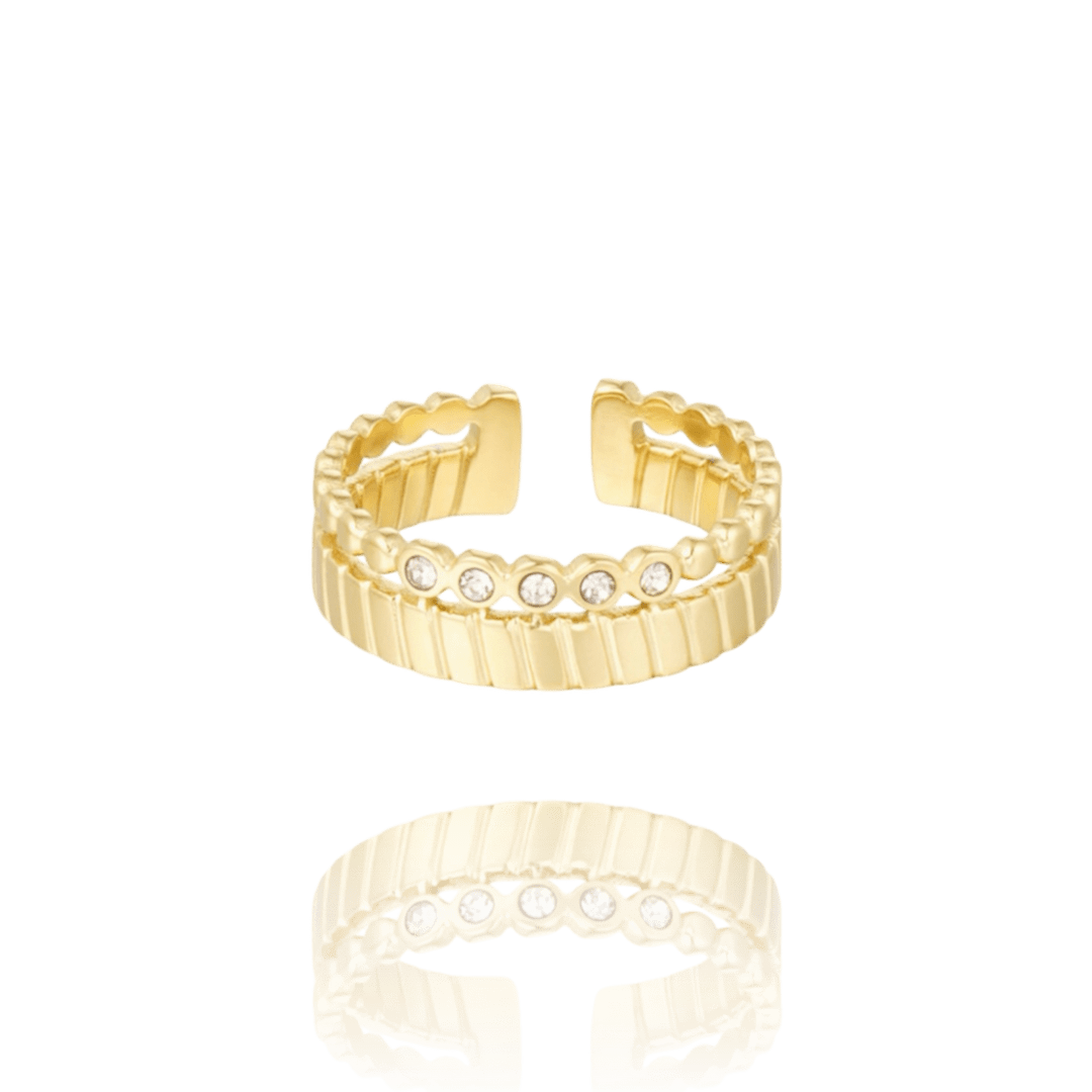 Luxie Jewelry Doré BAGUE ROMANE