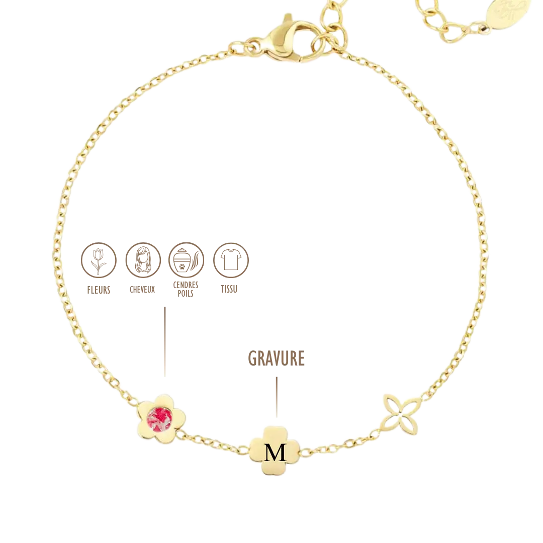 GRAVURE & SOUVENIR BRACELETS DORÉ BRACELET KELLY