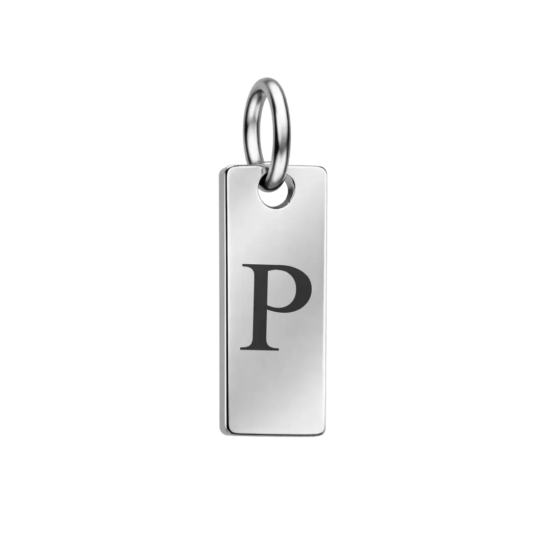 GRAVURE CHARMS ARGENT CHARMS GRAVURE - RECTANGLE
