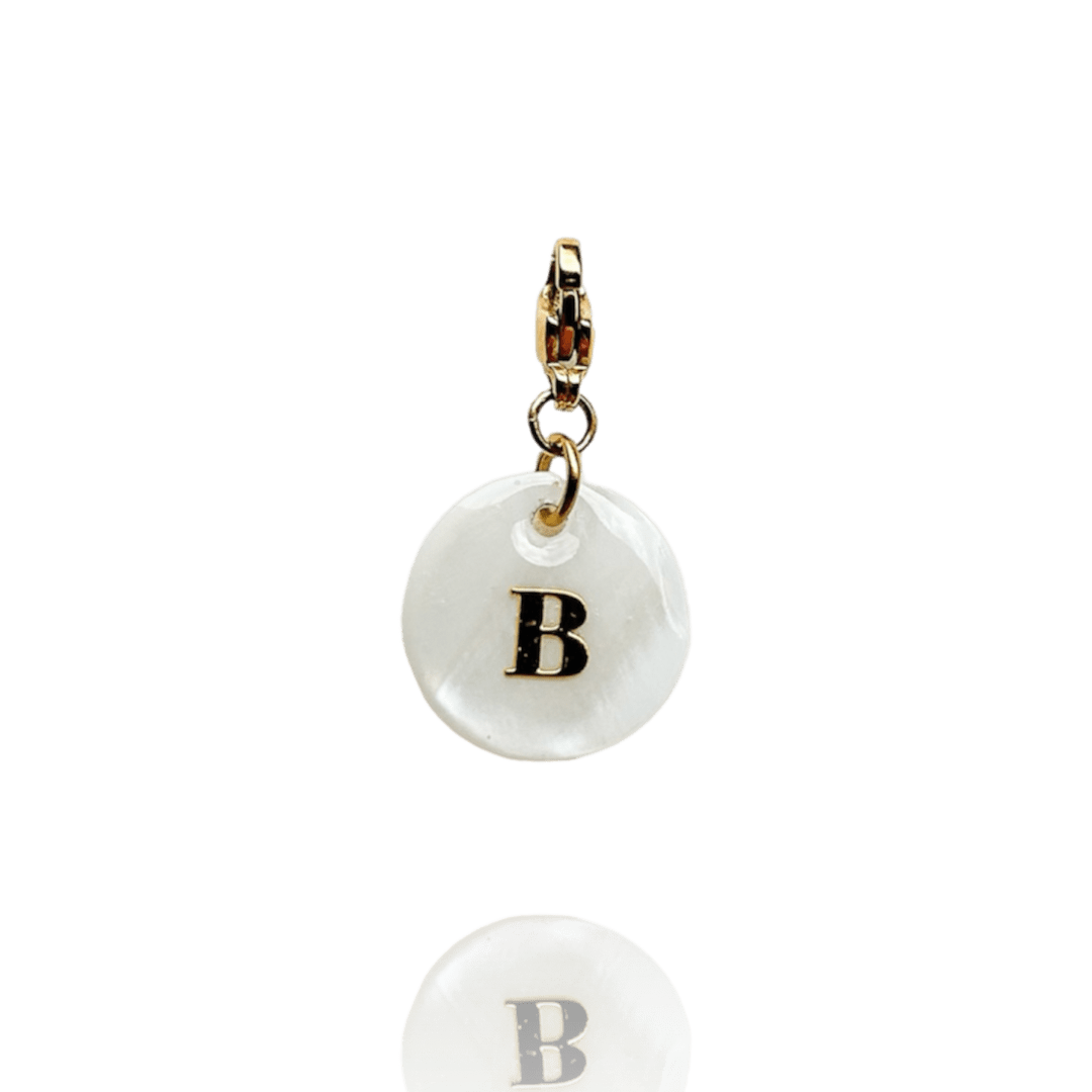 Luxie Jewelry CHARMS DORÉ MOYEN CHARMS NACRE (à personnaliser)