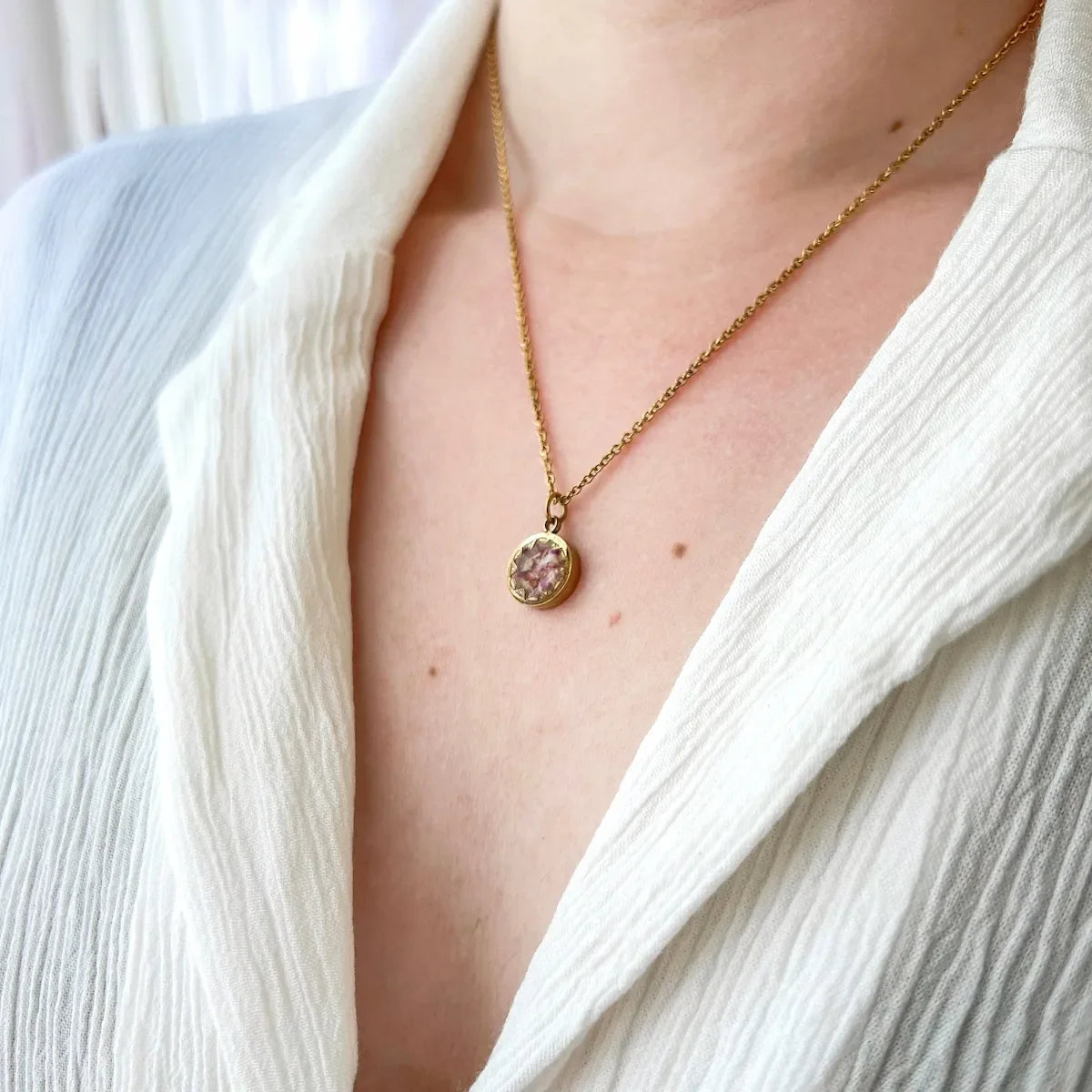 BIJOUX SOUVENIR COLLIERS DORÉ COLLIER ANYA