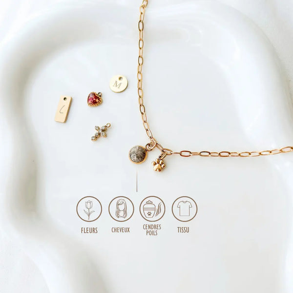 BIJOUX SOUVENIR COLLIERS DORÉ COLLIER BRELOQUE SOUVENIR