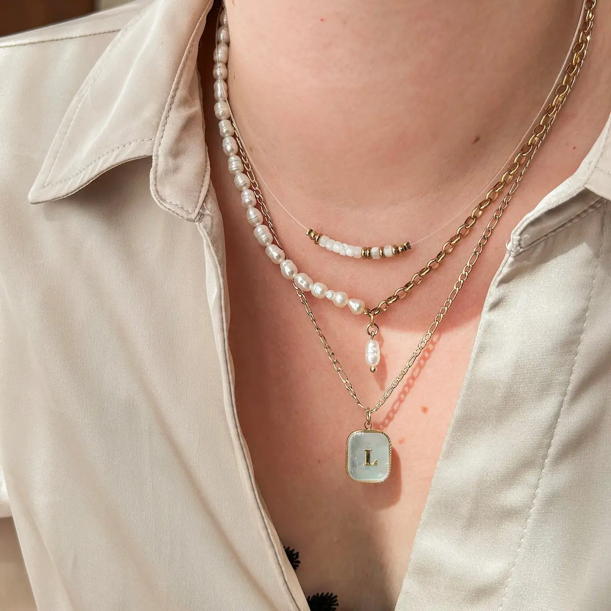 Création Luxie COLLIERS COLLIER CODE MORSE
