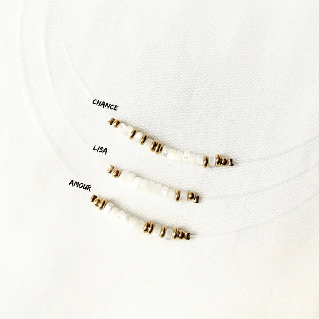 Création Luxie COLLIERS COLLIER CODE MORSE