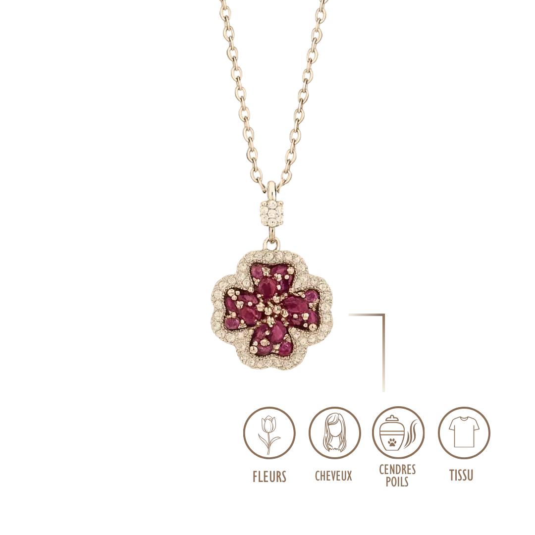 BIJOUX SOUVENIR COLLIERS DORÉ COLLIER TRÈFLE
