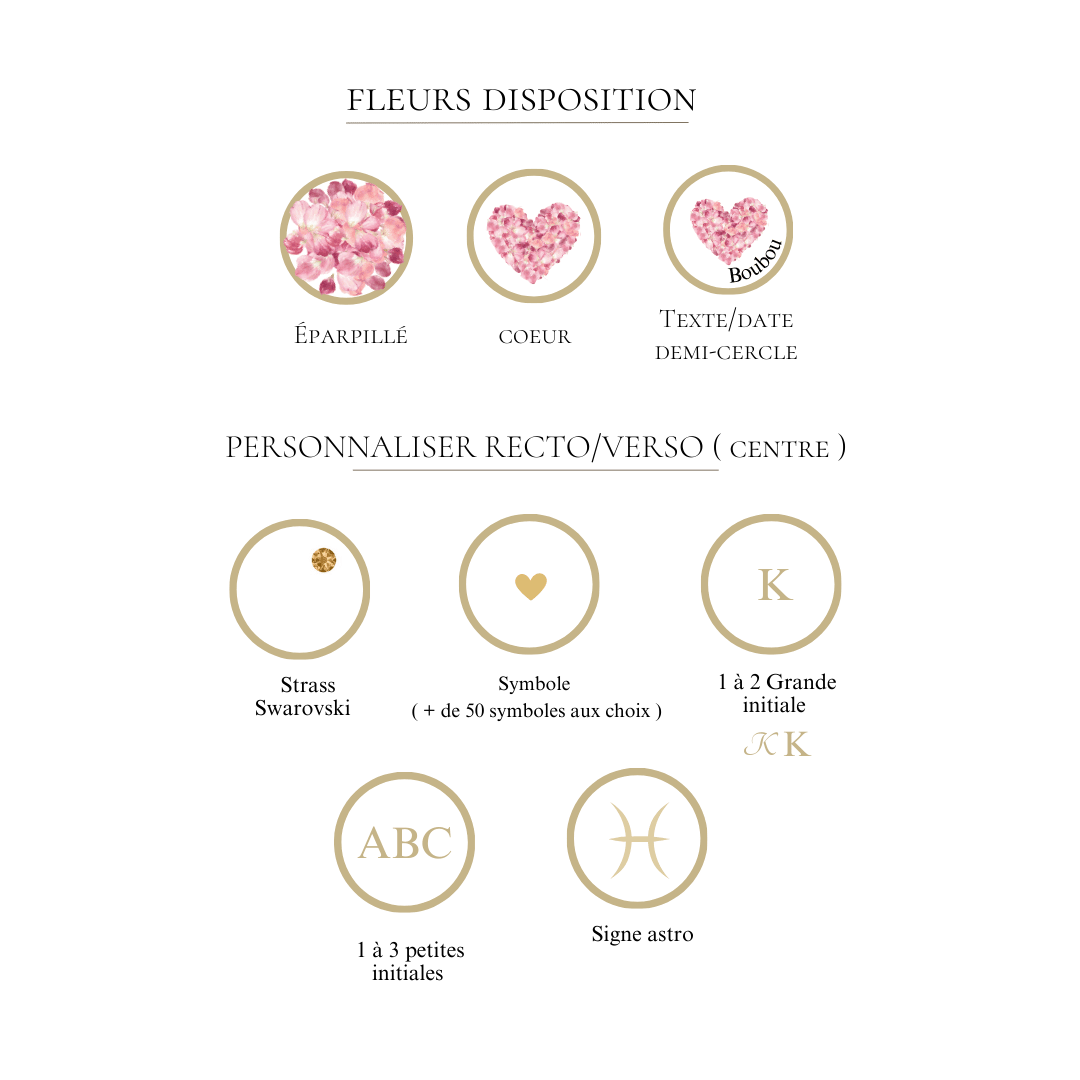 COLLIER PETIT FLEURS SÉCHÉES