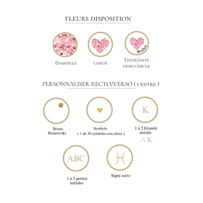 COLLIER PETIT FLEURS SÉCHÉES