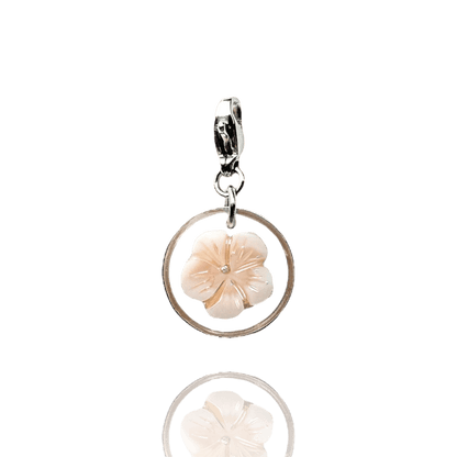 CHARMS FLEUR NACRE ROSE