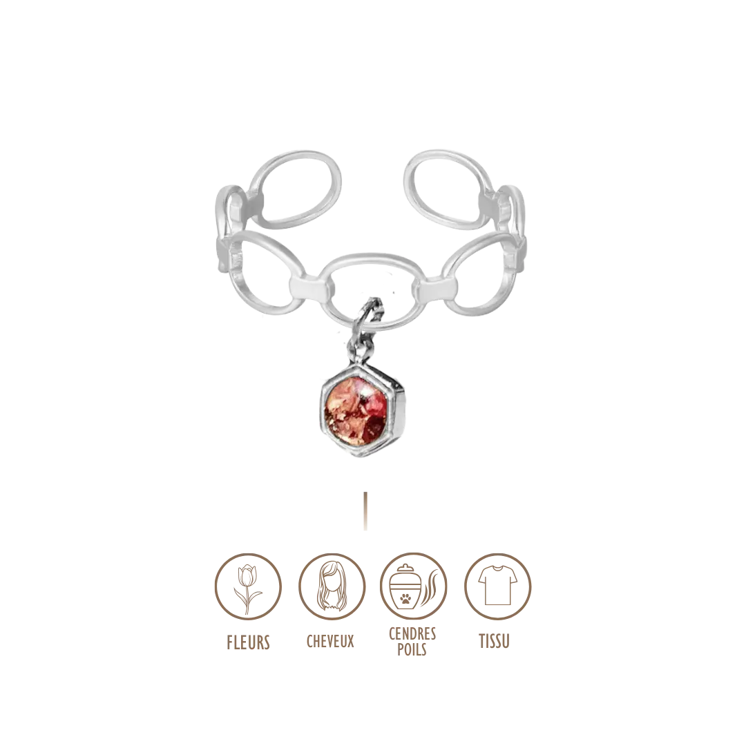 BIJOUX SOUVENIR BAGUE ARGENT BAGUE LOUISE