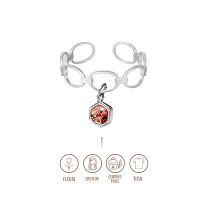 BIJOUX SOUVENIR BAGUE ARGENT BAGUE LOUISE