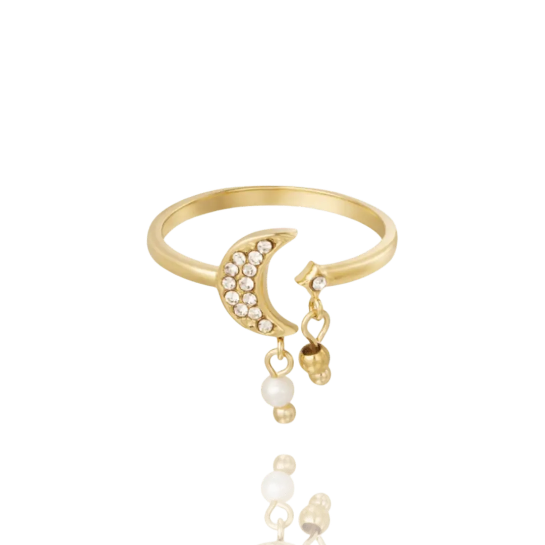 Notre sélection BAGUE DORÉ BAGUE LUNA