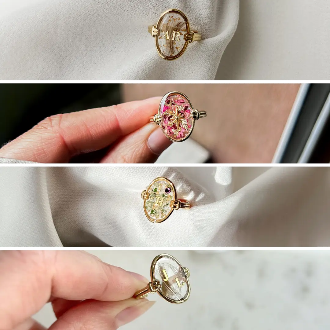 BIJOUX SOUVENIR BAGUE DORÉ BAGUE PETITE OVALE