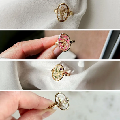 BIJOUX SOUVENIR BAGUE DORÉ BAGUE PETITE OVALE