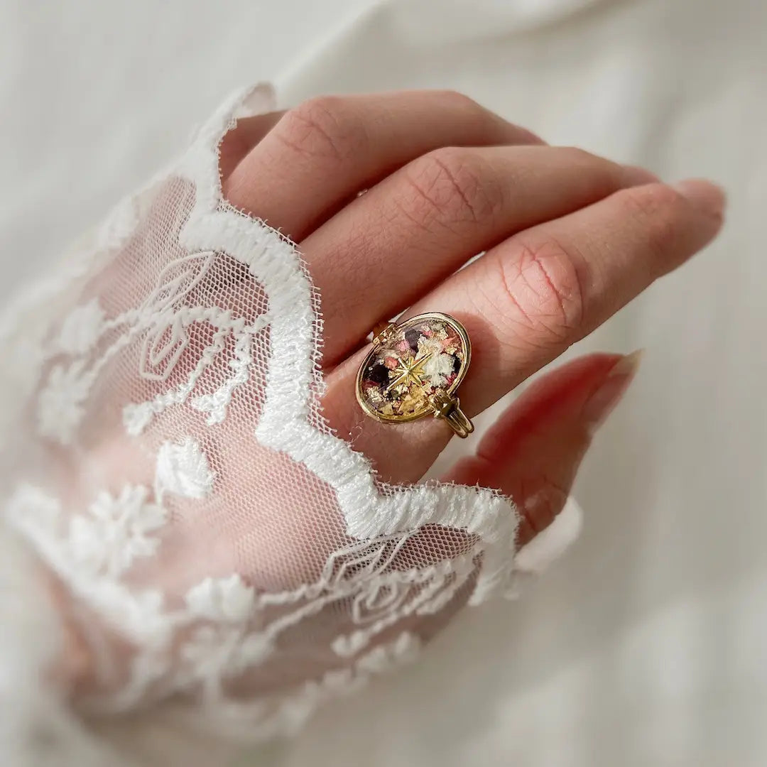 BIJOUX SOUVENIR BAGUE DORÉ BAGUE PETITE OVALE