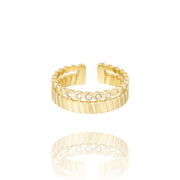 Luxie Jewelry Doré BAGUE ROMANE