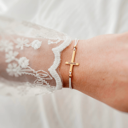 BRACELET CROIX - Gravure