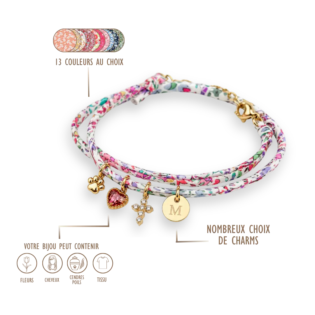 BIJOUX SOUVENIR BRACELETS BRACELET CHARMS - LIBERTY DOUBLE