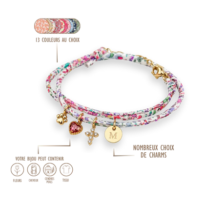 BIJOUX SOUVENIR BRACELETS BRACELET CHARMS - LIBERTY DOUBLE