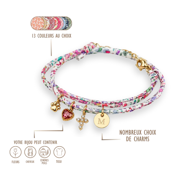 BIJOUX SOUVENIR BRACELETS BRACELET CHARMS - LIBERTY DOUBLE