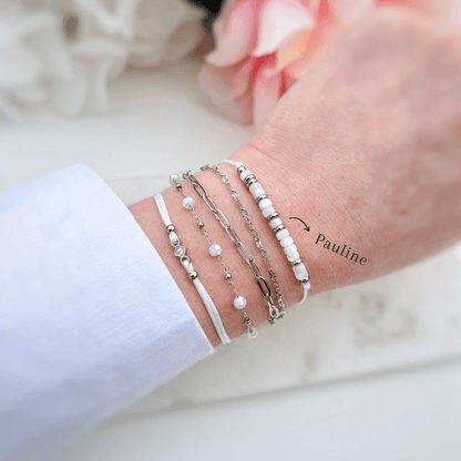 Création Luxie BRACELETS ARGENT BRACELET CODE MORSE