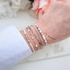 Création Luxie BRACELETS ARGENT BRACELET CODE MORSE