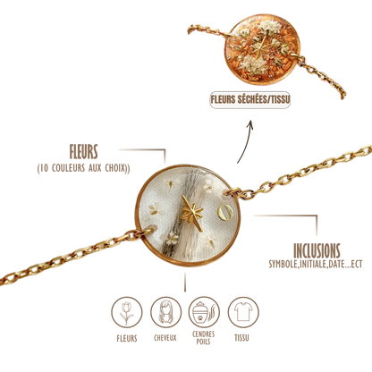 BIJOUX SOUVENIR BRACELETS DORÉ / 13 à 16 cm BRACELET GRAND SOUVENIR