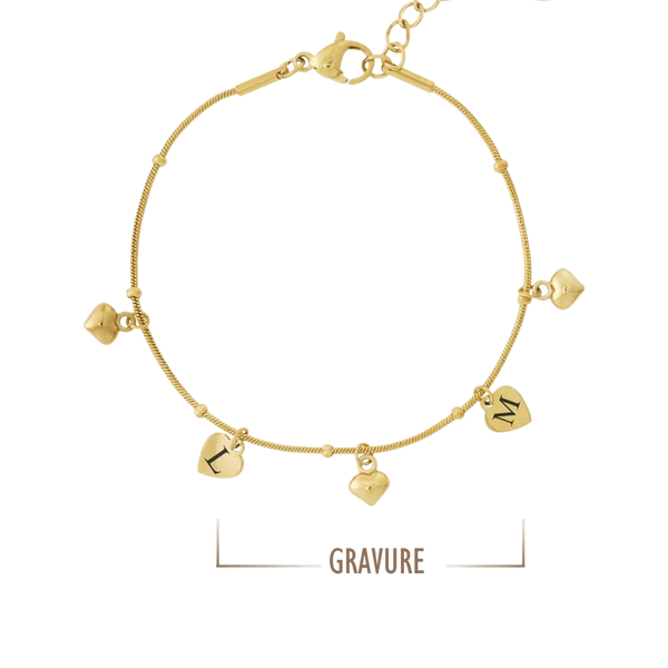 GRAVURE BRACELETS DORÉ BRACELET ORÉANE