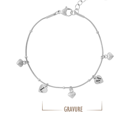 GRAVURE BRACELETS ARGENT BRACELET ORÉANE