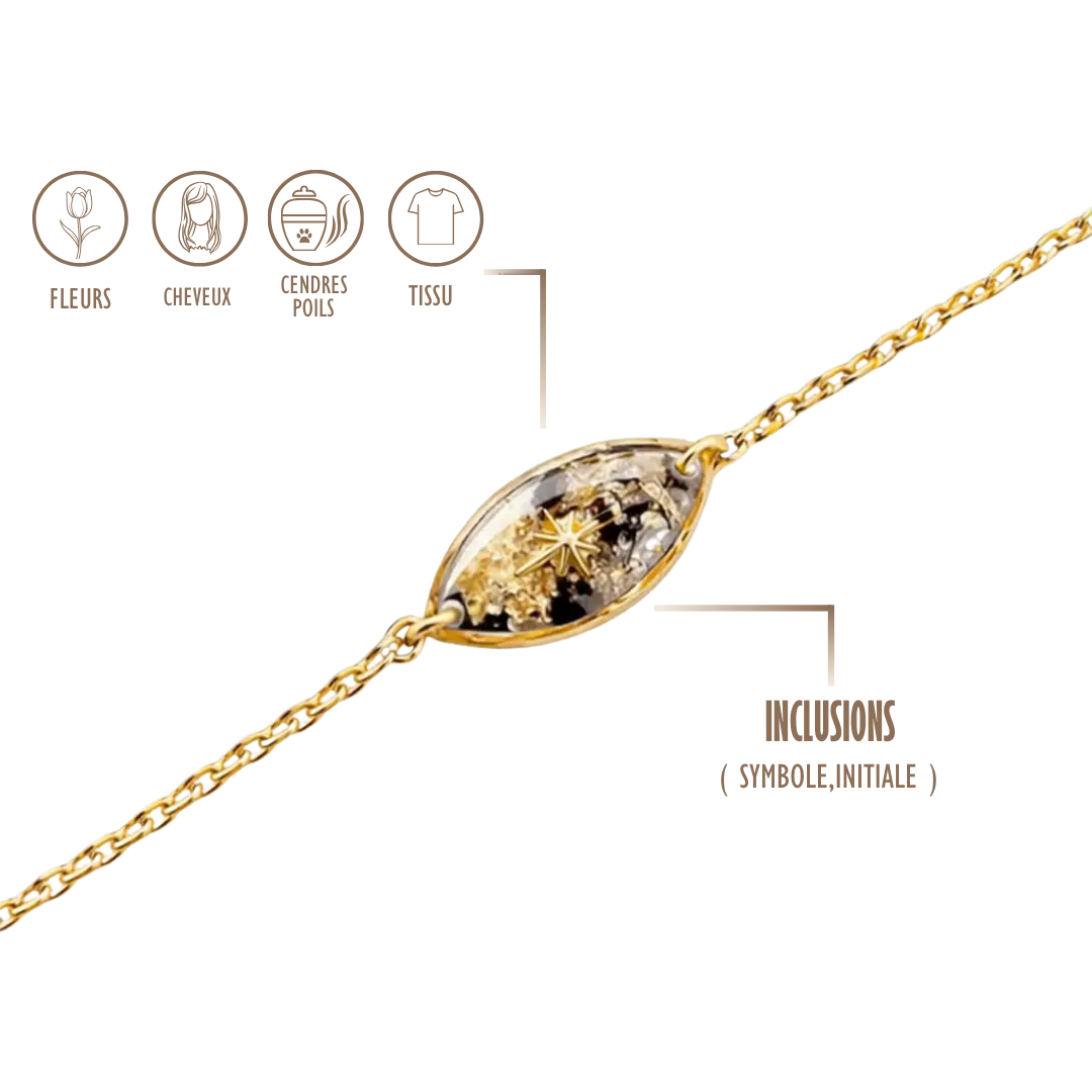 BIJOUX SOUVENIR BRACELETS DORÉ / 13 à 16cm BRACELET PETIT NAYA