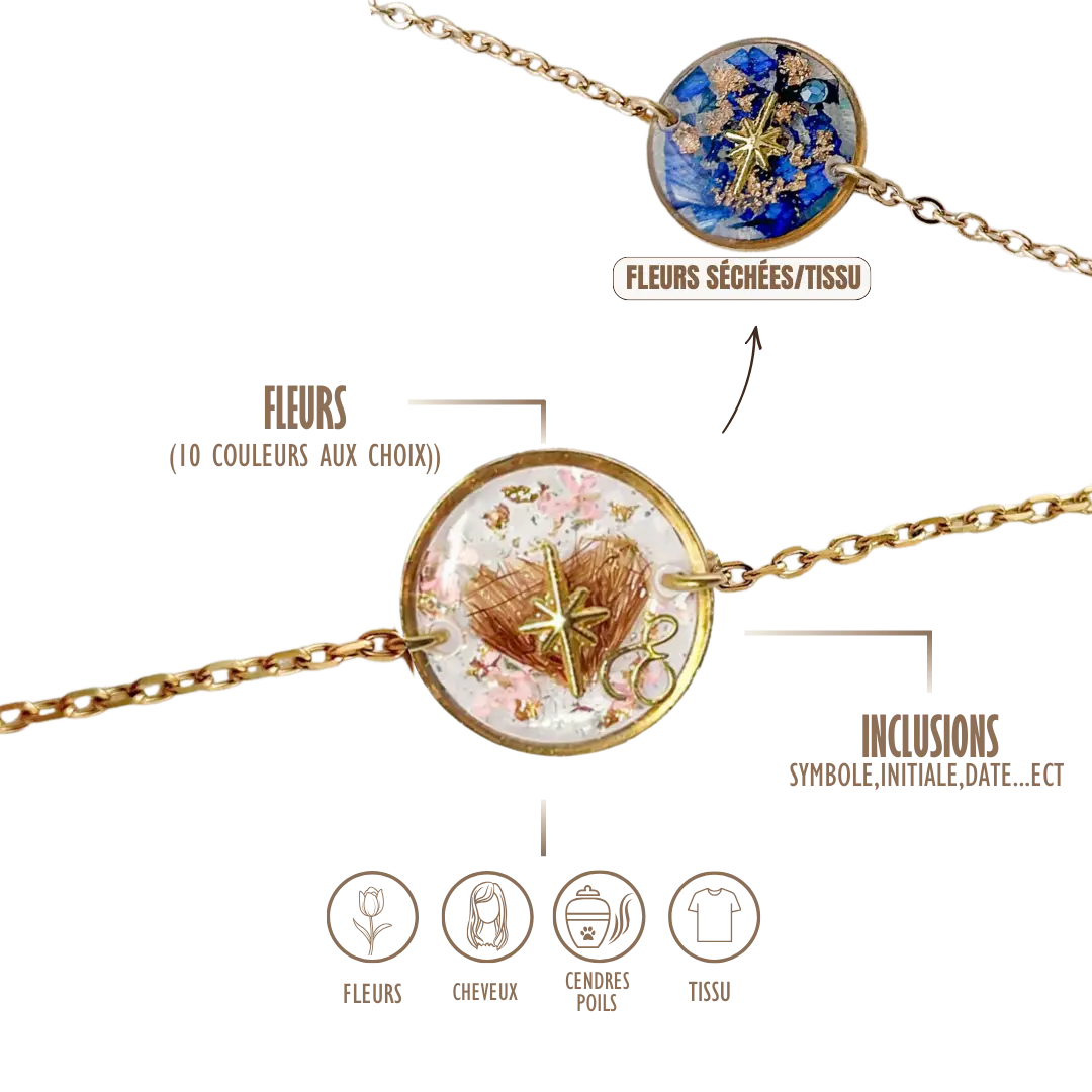 BIJOUX SOUVENIR BRACELETS DORÉ / 13 à 16 cm BRACELET PETITE  SOUVENIR