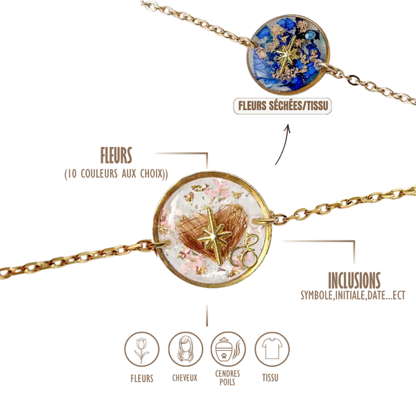 BIJOUX SOUVENIR BRACELETS DORÉ / 13 à 16 cm BRACELET PETITE  SOUVENIR