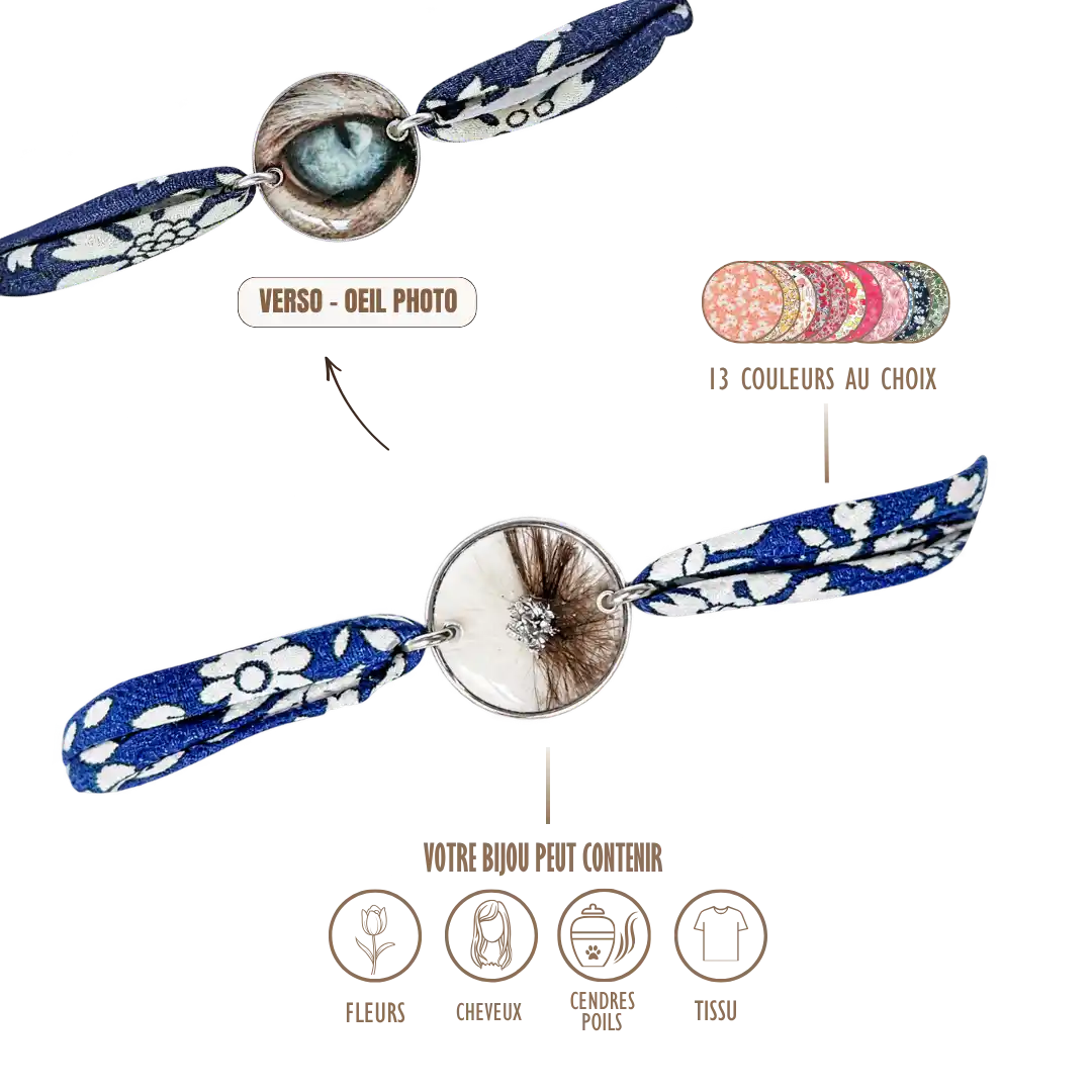 BIJOUX SOUVENIR BRACELETS ARGENT BRACELET SOUVENIR - LIBERTY - Photo iris