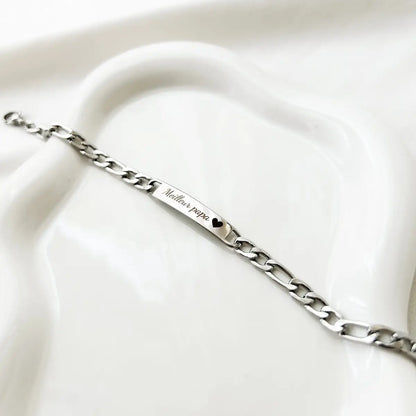 GRAVURE BRACELETS ARGENT GOURMETTE HOMME SACHA