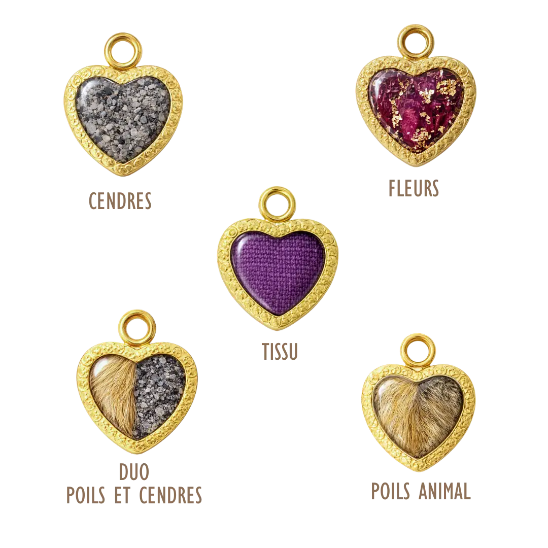 BIJOUX SOUVENIR CHARMS CHARMS - COEUR