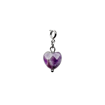 Luxie Jewelry CHARMS ARGENT / Améthyste CHARMS COEUR
