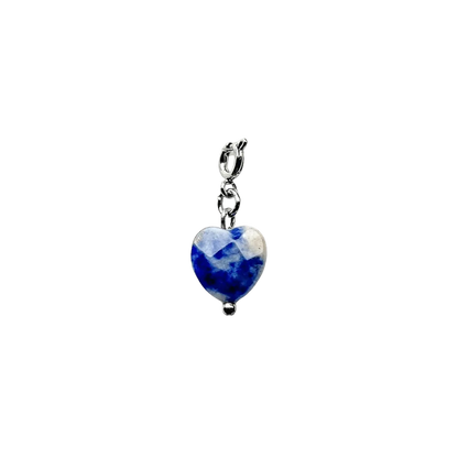 Luxie Jewelry CHARMS DORÉ / Sodalite CHARMS COEUR