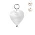 Luxie Jewelry CHARMS ARGENT CHARMS - Coeur nacre 15mm