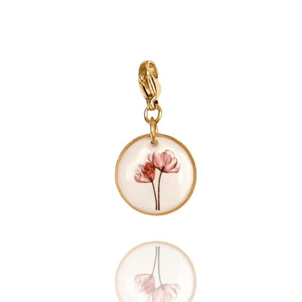 Création Luxie CHARMS DORÉ CHARMS FLORA - À personnaliser