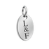 GRAVURE CHARMS ARGENT CHARMS GRAVURE - OVAL 12mm