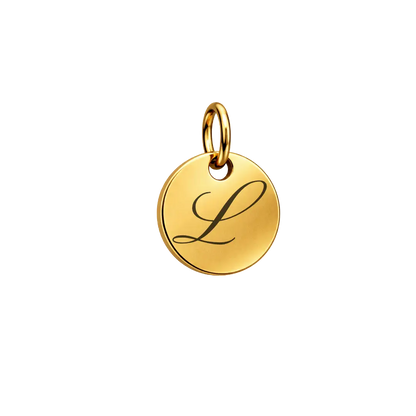 GRAVURE CHARMS DORÉ CHARMS GRAVURE - ROND 8 mm