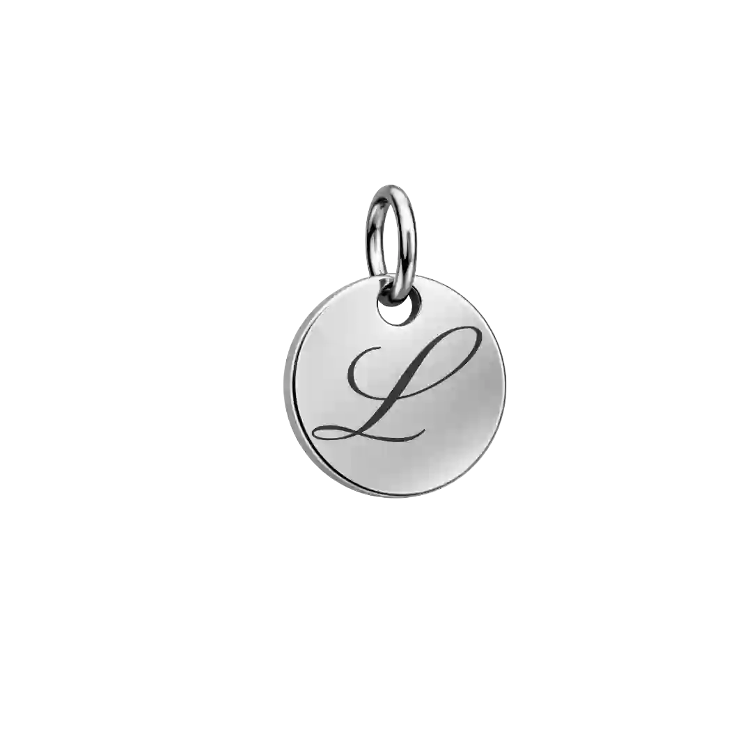 GRAVURE CHARMS ARGENT CHARMS GRAVURE - ROND 8 mm