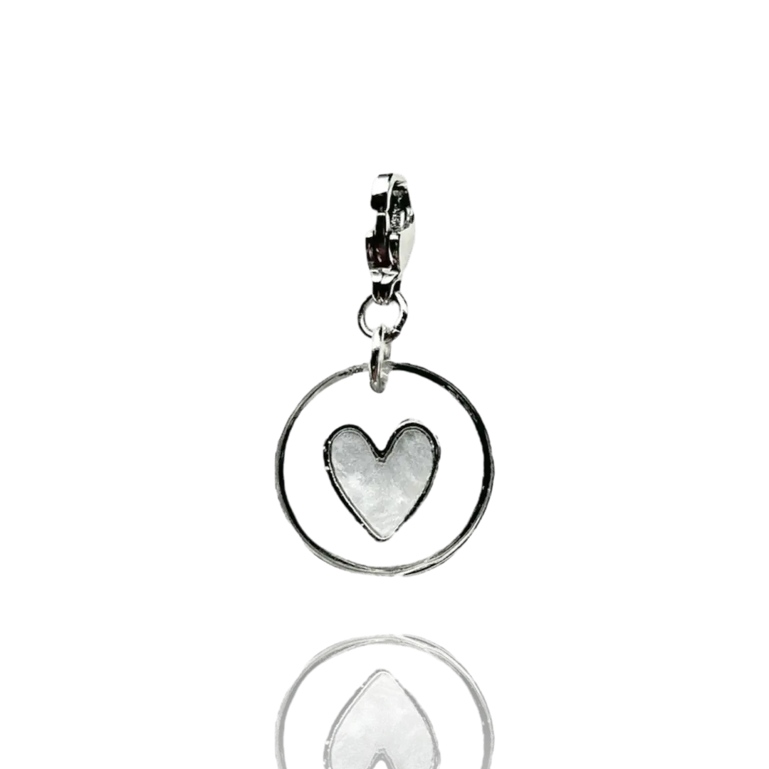 Création Luxie CHARMS ARGENT CHARMS HANAÉ NACRE