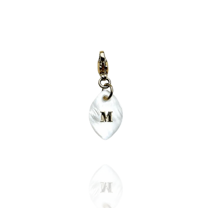 Luxie Jewelry CHARMS DORÉ CHARMS NACRE NAVETTE (à personnaliser)