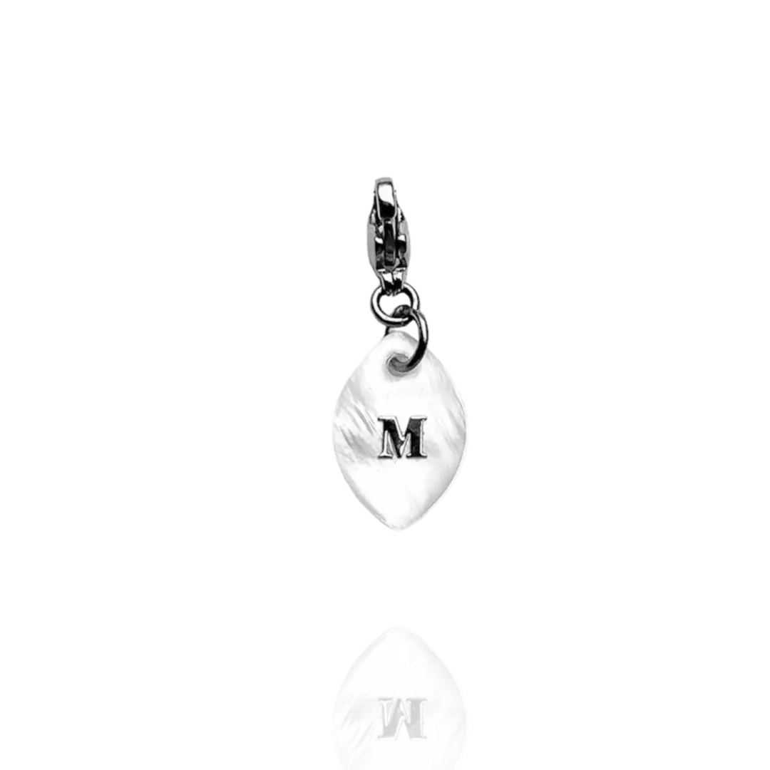 Luxie Jewelry CHARMS ARGENT CHARMS NACRE NAVETTE (à personnaliser)