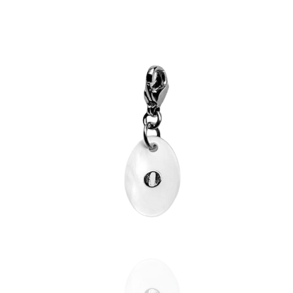 Création Luxie CHARMS ARGENT CHARMS NACRE OVALE (à personnaliser)