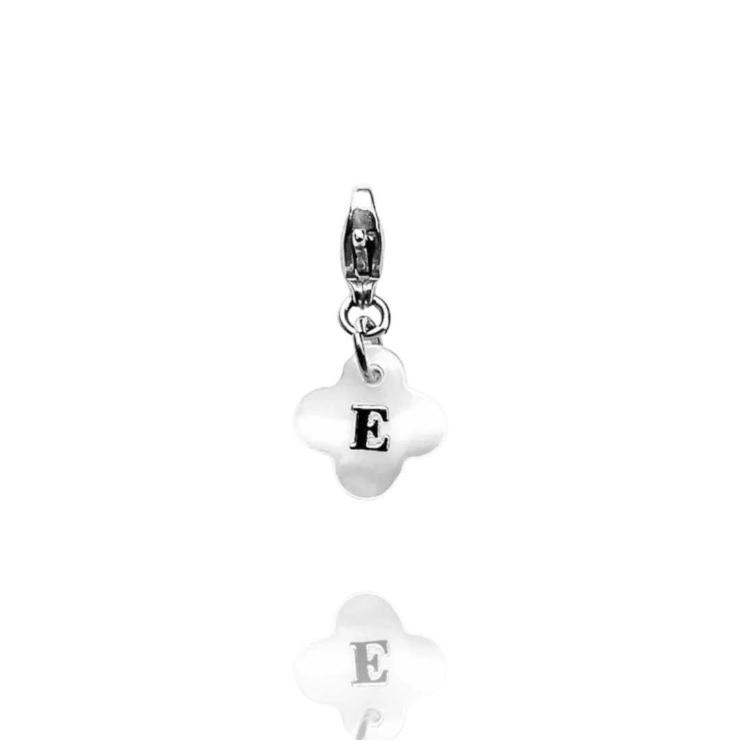 Création Luxie CHARMS ARGENT CHARMS NACRE TRÈFLE