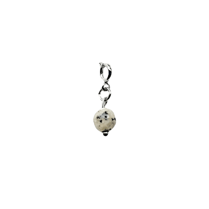 Création Luxie CHARMS ARGENT / Dalmatien CHARMS PERLES